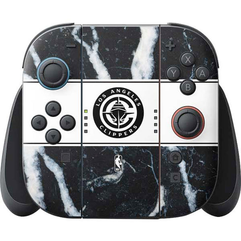 NBA LA Clippers Marble Nintendo Switch 2 (2025) Joy-Con Controller Skin