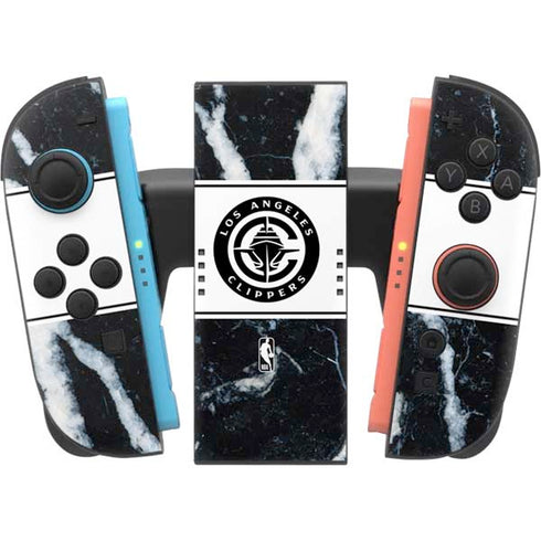 NBA LA Clippers Marble Nintendo Switch 2 (2025) Joy-Con Controller Skin