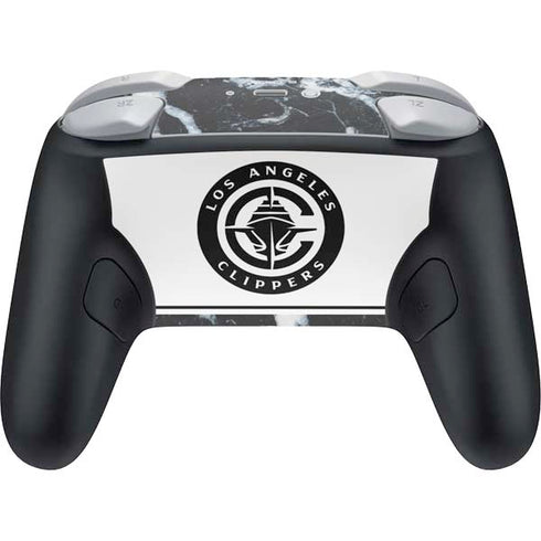 NBA LA Clippers Marble Nintendo Switch 2 (2025) Pro Controller Skin