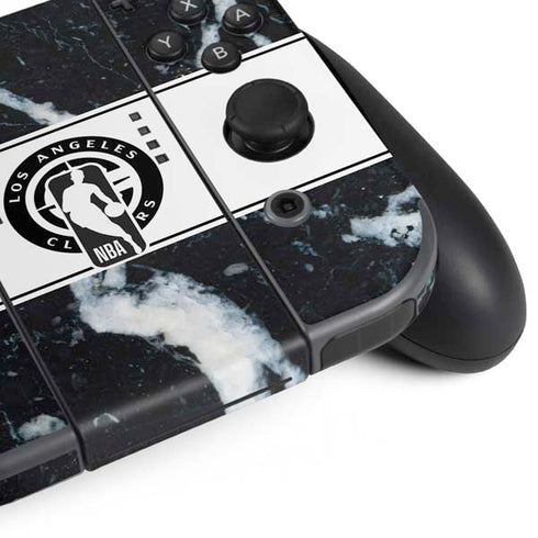 NBA LA Clippers Marble Nintendo Switch Bundle Skin