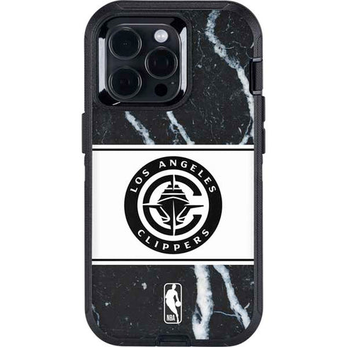 NBA LA Clippers Marble Otterbox Defender iPhone Skin