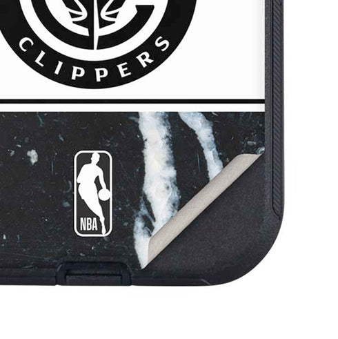NBA LA Clippers Marble Otterbox Defender iPhone Skin