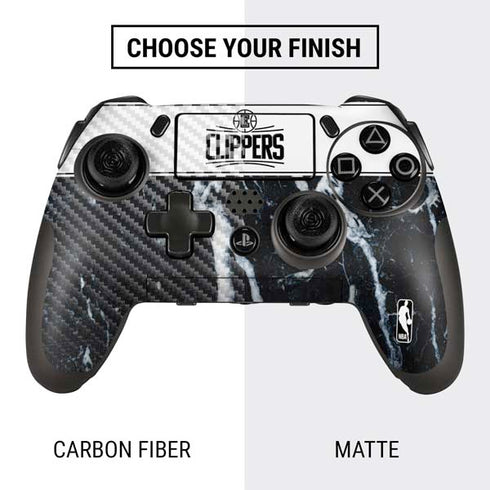 NBA LA Clippers Marble PlayStation Scuf Vantage 2 Controller Skin