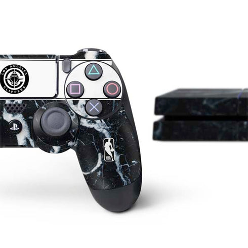 NBA LA Clippers Marble PS4 Console and Controller Bundle Skin