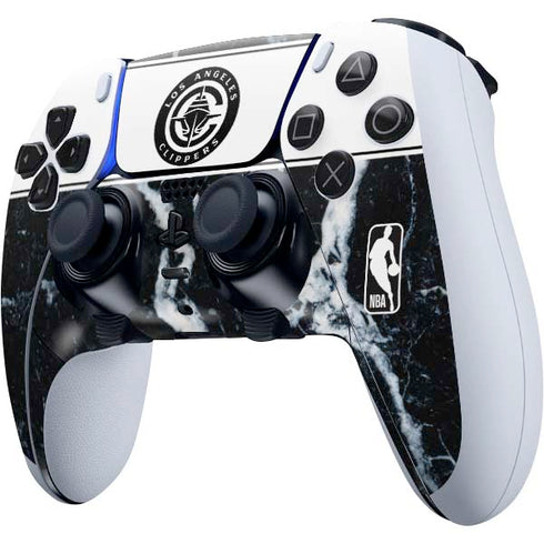 NBA LA Clippers Marble PS5 DualSense Edge Pro Controller Skin