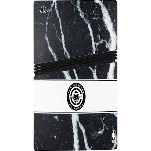 NBA LA Clippers Marble PS5 Pro Bundle Skin