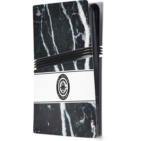 NBA LA Clippers Marble PS5 Pro Console Skin