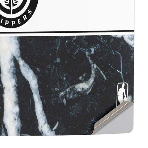 NBA LA Clippers Marble PS5 Pro Console Skin