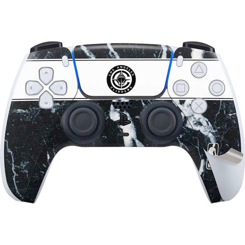 NBA LA Clippers Marble PS5 Pro Disk Bundle Skin