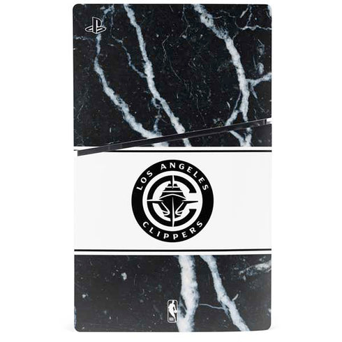 NBA LA Clippers Marble PS5 Slim Digital Edition Console Skin