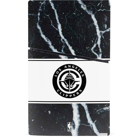 NBA LA Clippers Marble PS5 Slim Digital Edition Console Skin