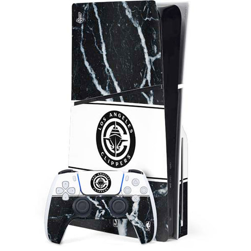 NBA LA Clippers Marble PlayStation PS5 Skins
