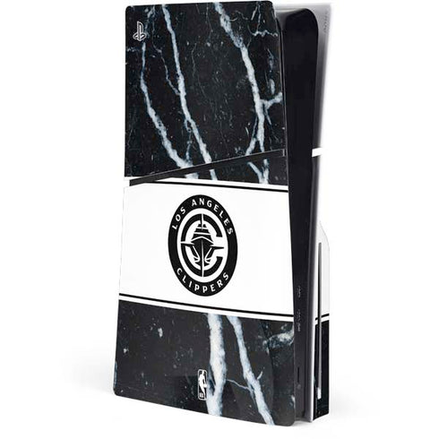 NBA LA Clippers Marble PS5 Slim Disk Console Skin