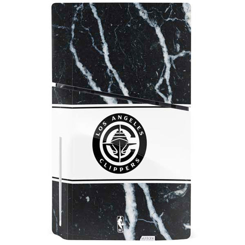 NBA LA Clippers Marble PS5 Slim Disk Console Skin