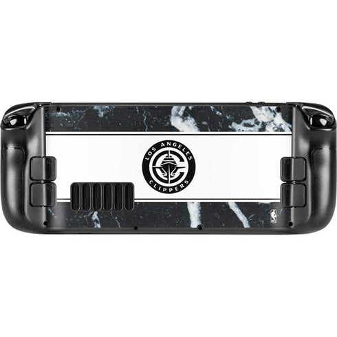 NBA LA Clippers Marble Steam Deck Handheld Gaming Computer OLED Skin