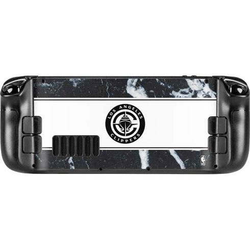 NBA LA Clippers Marble Steam Deck Handheld Gaming Computer Skin
