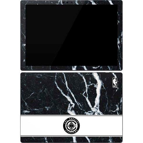 NBA LA Clippers Marble Surface Pro 7 Skin