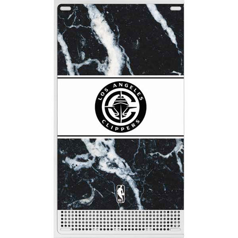 NBA LA Clippers Marble Xbox Series S Console Skin