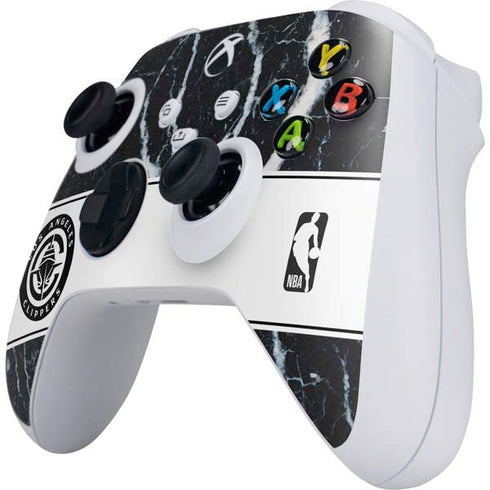 NBA LA Clippers Marble Xbox Series S Controller Skin