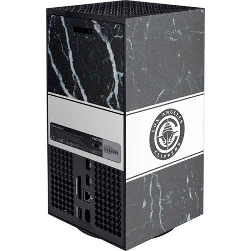 NBA LA Clippers Marble Xbox Series X Console Skin