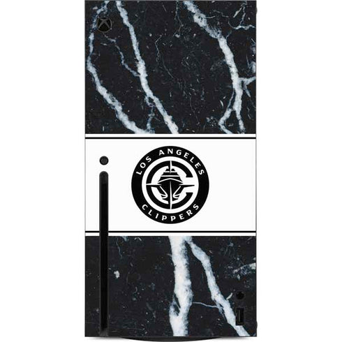 NBA LA Clippers Marble Xbox Series X Console Skin