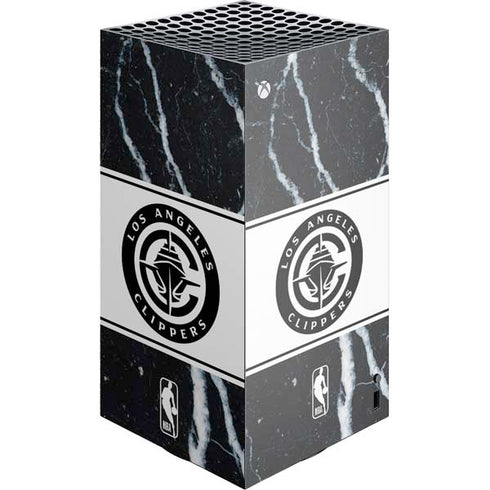 NBA LA Clippers Marble XBox Series X Digital Edition Console Skin