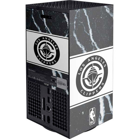 NBA LA Clippers Marble XBox Series X Digital Edition Console Skin