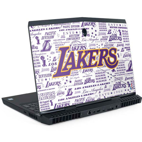 NBA LA Lakers Historic Blast Dell Alienware Skin