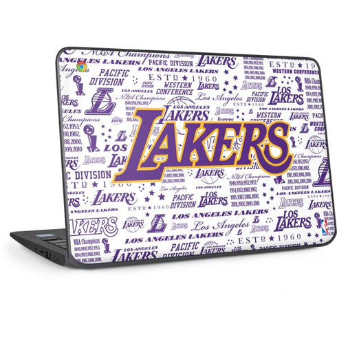 NBA LA Lakers Historic Blast HP Chromebook Skin