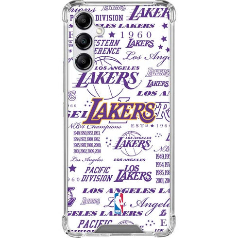 NBA LA Lakers Historic Blast Gabb Phone 4 Clear Case