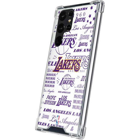 NBA LA Lakers Historic Blast Galaxy S23 Ultra Clear Case