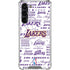 NBA LA Lakers Historic Blast Galaxy S24 FE Clear Case
