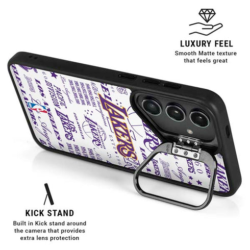 NBA LA Lakers Historic Blast Galaxy S24 FE Kickstand Case