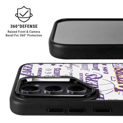 NBA LA Lakers Historic Blast Galaxy S24 FE Kickstand Case