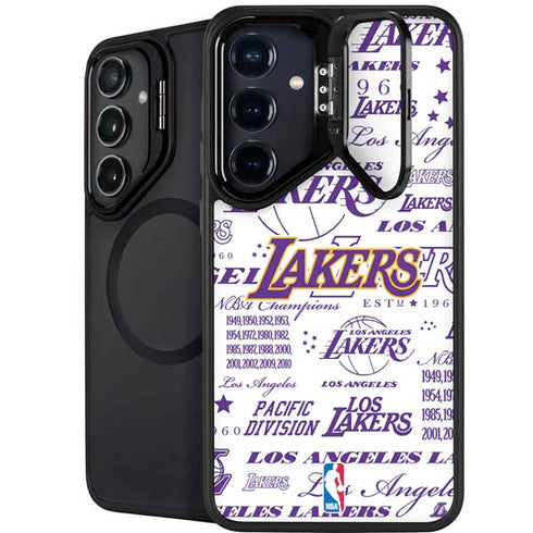 NBA LA Lakers Historic Blast Galaxy S25 Plus Kickstand Case