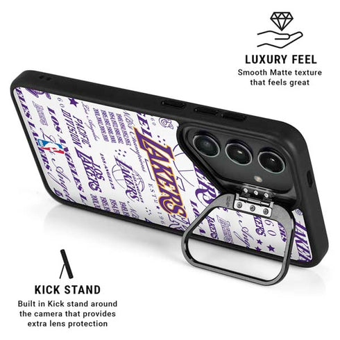NBA LA Lakers Historic Blast Galaxy S25 Plus Kickstand Case
