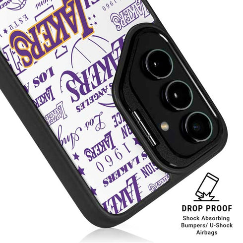 NBA LA Lakers Historic Blast Galaxy S25 Ultra Kickstand Case