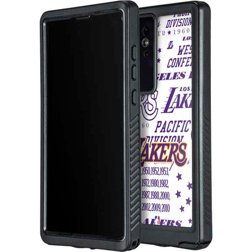 NBA LA Lakers Historic Blast Galaxy S24 Ultra Waterproof Case