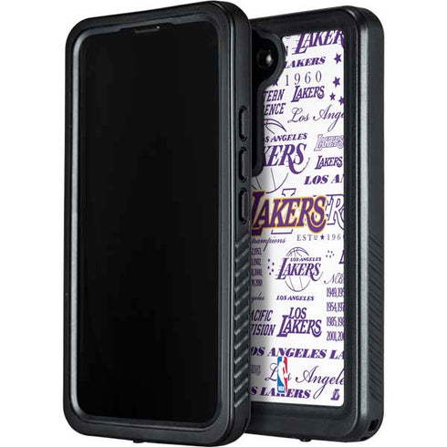 NBA LA Lakers Historic Blast Galaxy S24 Waterproof Case
