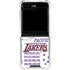 NBA LA Lakers Historic Blast Galaxy Z Flip6 Clear Case