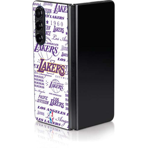 NBA LA Lakers Historic Blast Galaxy Z Fold5 5G Skin