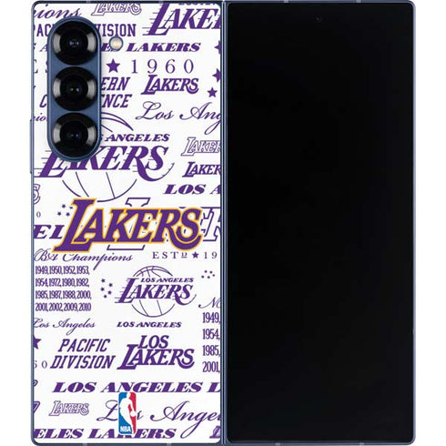 NBA LA Lakers Historic Blast Galaxy Z Fold6 Skin