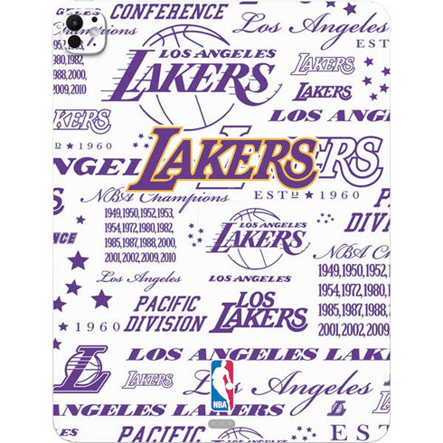 NBA LA Lakers Historic Blast iPad Pro 13in M4 (2024) Skin