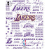 NBA LA Lakers Historic Blast iPad Pro 13in M4 (2024) Skin