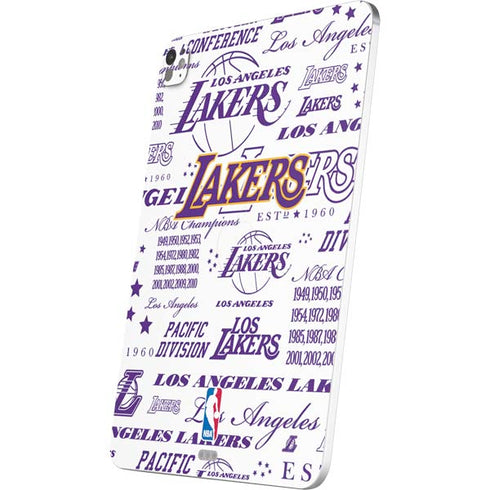 NBA LA Lakers Historic Blast iPad Pro 13in M4 (2024) Skin
