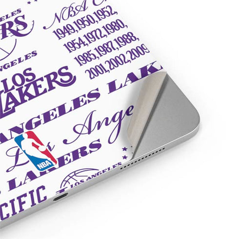 NBA LA Lakers Historic Blast iPad Pro 13in M4 (2024) Skin