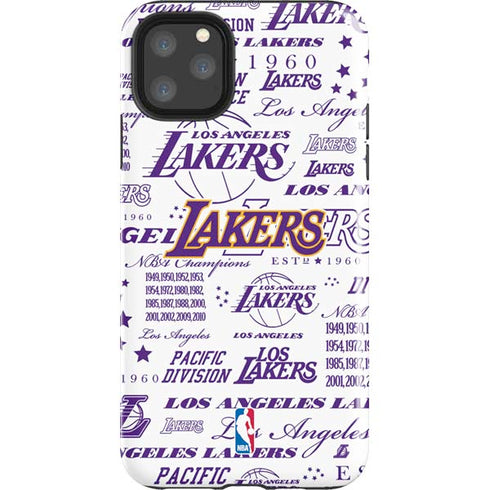 NBA LA Lakers Historic Blast iPhone Cases