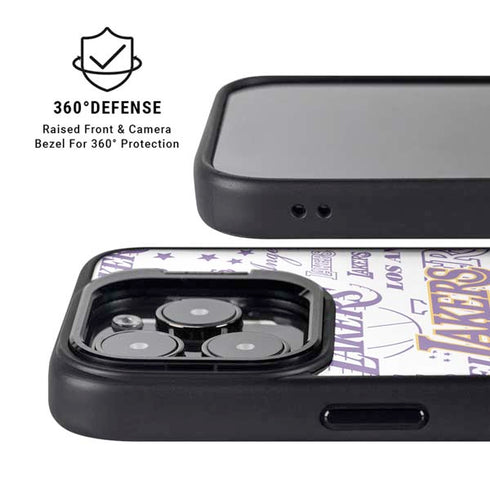NBA LA Lakers Historic Blast iPhone 13 Pro Kickstand Case
