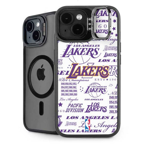 NBA LA Lakers Historic Blast iPhone 14 Kickstand Case