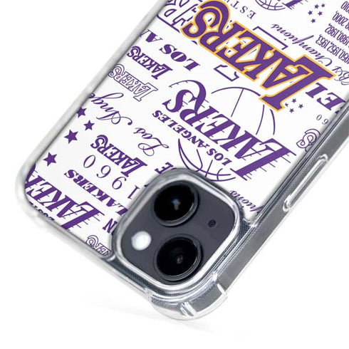 NBA LA Lakers Historic Blast iPhone 14 MagSafe Case